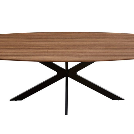 NOVA Eettafel 200 Ovaal Decor Oude Eik