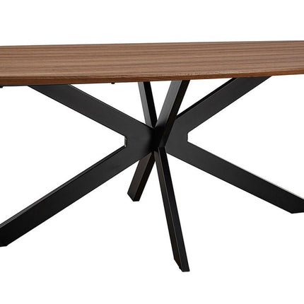 NOVA Eettafel 200 Ovaal Decor Oude Eik
