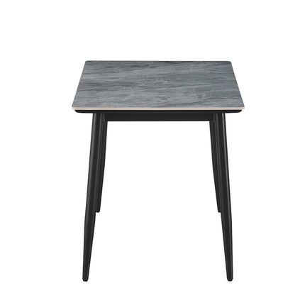 Eettafel Lina 120 cm Rechthoekig Steen Grijs