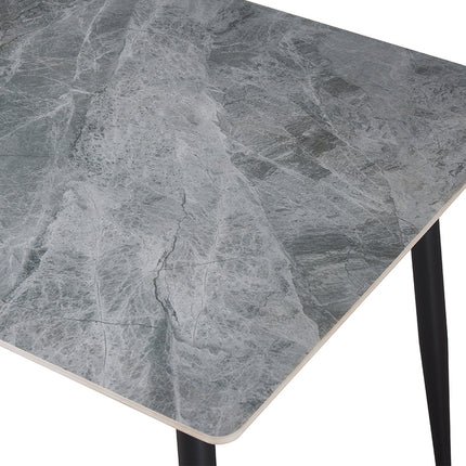 Eettafel Lina 120 cm Rechthoekig Steen Grijs