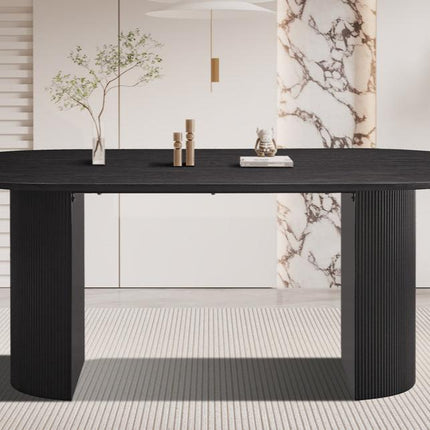 Eettafel  200 cm Ovaal