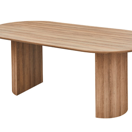 Eettafel 200 cm Ovaal Decor Oude eik