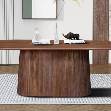 Eettafel Miguel' 230 cm Ovaal Mango hout