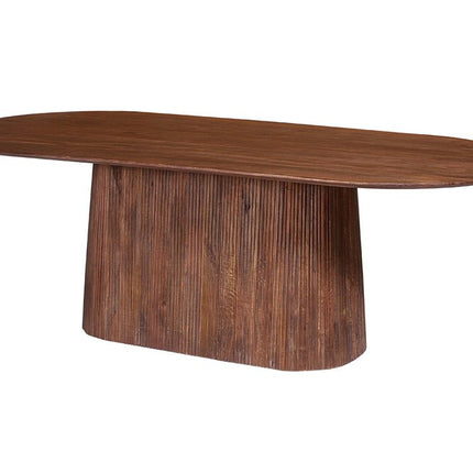 Eettafel Miguel' 230 cm Ovaal Mango hout