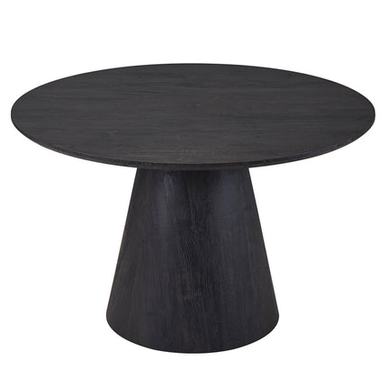 Eettafel 120 cm Rond Decor Donkerbruin