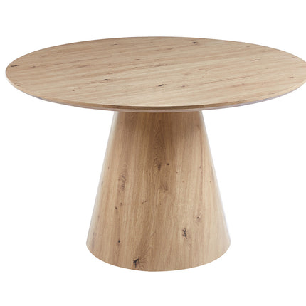 Eettafel 120 cm Rond Decor Oude eik