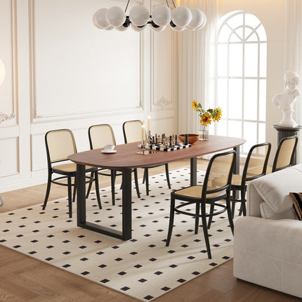Eettafel 220x100 - Mango hout Bruin