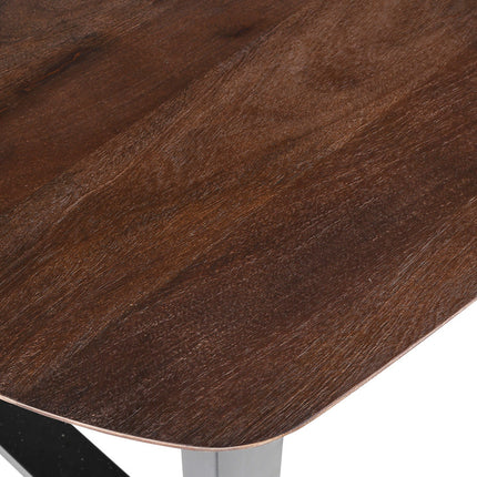 Eettafel 220x100 - Mango hout Bruin