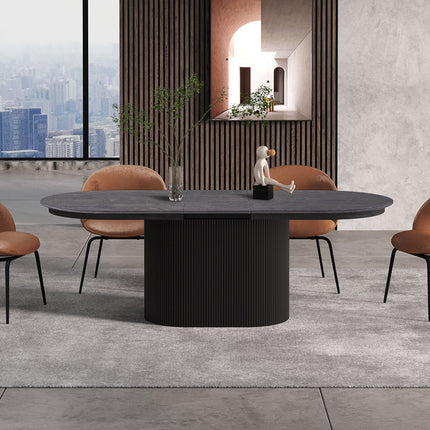 Eettafel Uitschuifbare  180-220 cm Ovaal