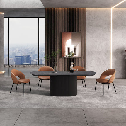 Eettafel Uitschuifbare  180-220 cm Ovaal
