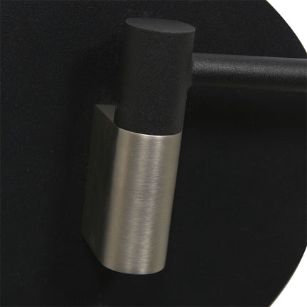 Wandl. 1-l. led grey. glas