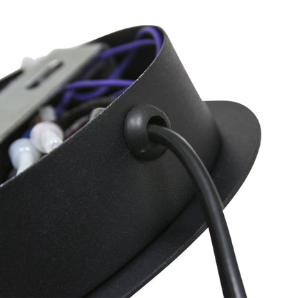 Wandl. 1-l. led grey. glas