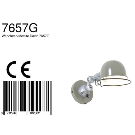 Wandlamp Davin 7657G Groen