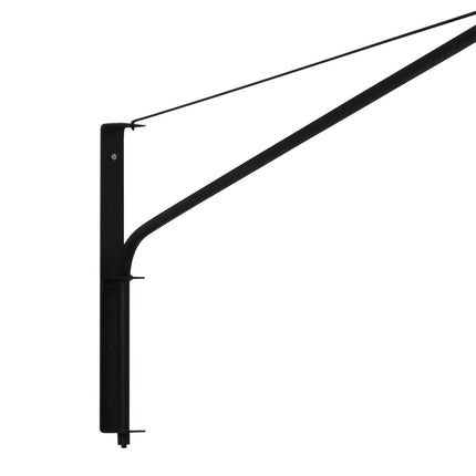 Wandlamp Elegant Classy 2574ZW+K10662S Zwart-Wit Chintz