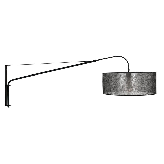 Wandlamp Elegant Classy 2574ZW+K1066NS Zwart-Sizoflor Zwart