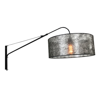 Wandlamp Elegant Classy 2574ZW+K1066NS Zwart-Sizoflor Zwart