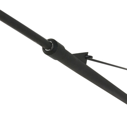 Wandlamp Elegant Classy 2574ZW+K1066RS Zwart-Grijs Linnen
