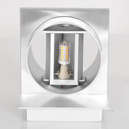 Wandlamp Muro 3366ST Staal