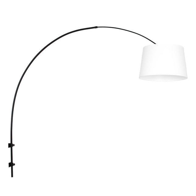 Wandlamp Sparkled Light 1481ZW+K10012S Zwart-Wit Chintz