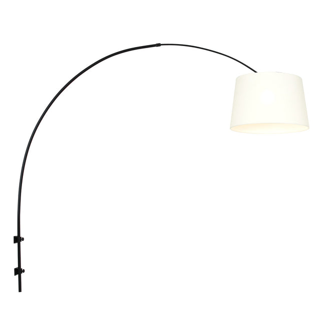 Wandlamp Sparkled Light 1481ZW+K10012S Zwart-Wit Chintz