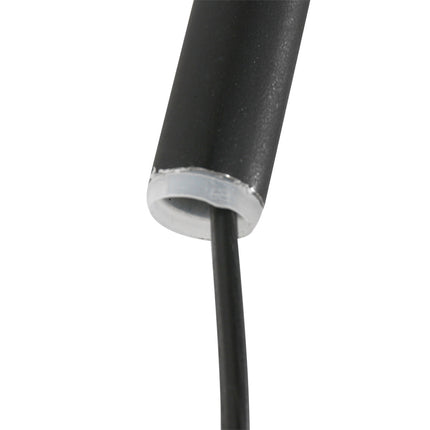 Wandlamp Sparkled Light 1481ZW+K1068RS Zwart-Grijs Linnen