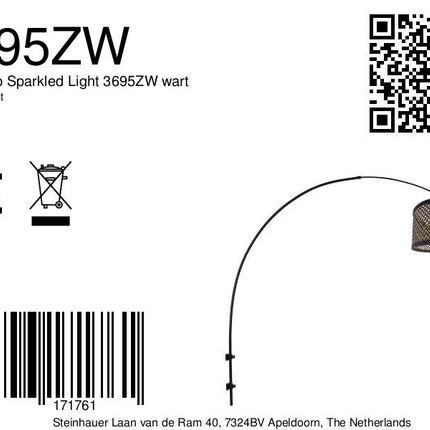 Wandlamp Sparkled Light 3695ZW wart