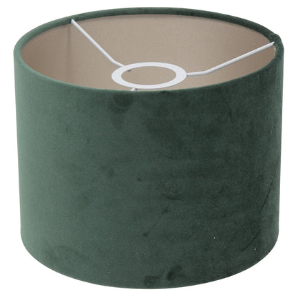 Wandlamp Stang 8205ZW Zwart + Kap Velours Groen
