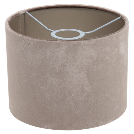 Wandlamp Stang 8206ZW Zwart + Kap Velours Zilver