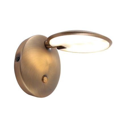 Wandlamp Zenith LED 1442BR Brons
