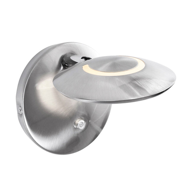 Wandlamp Zenith LED 1442ST Staal