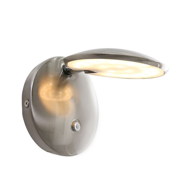Wandlamp Zenith LED 1442ST Staal