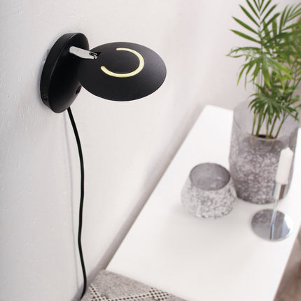 Wandlamp Zenith LED 1442ZW Zwart