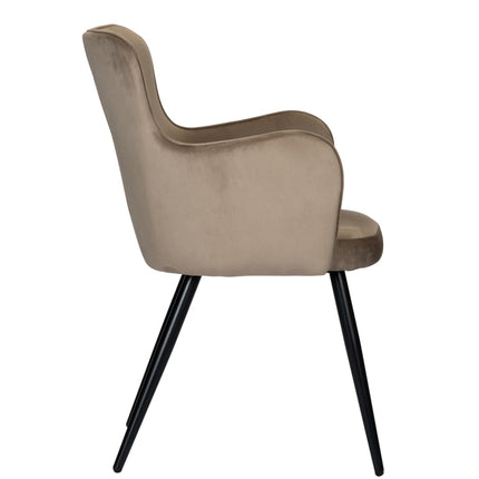 Eetkamerstoel Wing chair sand white (set of 2)