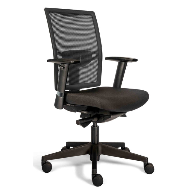Projectas V1 Mesh Black Edition - Bureaustoel Ergonomisch Design (N)EN 1335