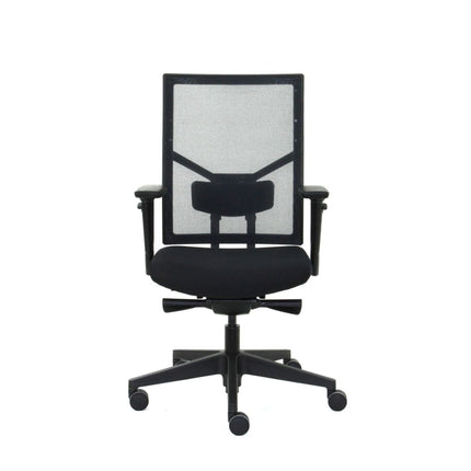 Zuidas Mesh Black Edition - Zitting in Regain - Bureaustoel Ergonomisch Design (N)EN 1335