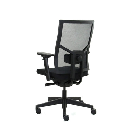 Zuidas Mesh Black Edition - Zitting in Regain - Bureaustoel Ergonomisch Design (N)EN 1335